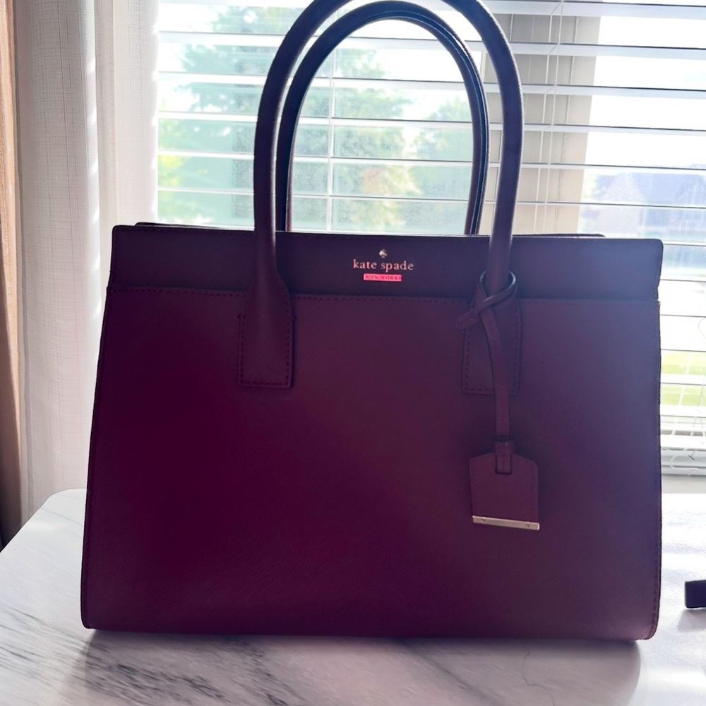 KATE SPADE Cameron Street Candace Deep Burgundy Satchel